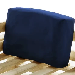 Bananair Coussin Palette Déhoussable Imperméable Angle 60 x 40 cm Bleu* Coussin Palette