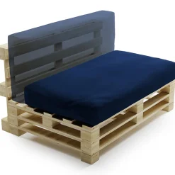 Bananair Coussin Palette Déhoussable Imperméable 120 x 60 cm Bleu* Coussin Palette