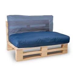 Bananair Coussin Palette Déhoussable Imperméable 120 x 60 cm Bleu* Coussin Palette
