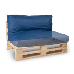 Bananair Coussin Palette Déhoussable Imperméable 120 x 60 cm Bleu* Coussin Palette