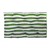 Outlet Ornami Coussin palette rayé vert blanc L.120 x l.80 x ep.10cm