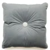 Online Eden Coussin Passepoil velours uni Energy Gris 40 x 40 cm