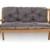 Setgarden Coussin pour banc de jardin 160x60x50cm coussin de banc de jardin 3 places Anthracite coussin de balançoire coussin banc extérieur* Coussin Pour Banc