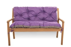 Best Setgarden Coussin pour banc de jardin 100x60x50cm, coussin de banc de jardin Violet, coussin de balançoire extérieur, coussin de jardin
