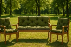Setgarden Coussin pour banc de jardin 170x50x50cm coussin de banc de jardin 3 places Vert coussin de balançoire coussin de banc extérieur* Coussin Pour Banc