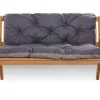 Setgarden Coussin pour banc de jardin 140x50x50cm coussin de banc de jardin Bleu coussin de balançoire coussin de banc extérieur* Coussin Pour Banc