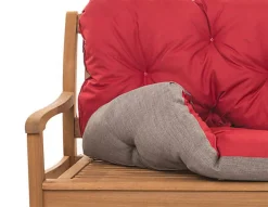 Setgarden Coussin pour banc de jardin 170x50x50cm coussin de banc de jardin 3 places Rouge coussin de balançoire coussin de banc extérieur* Coussin Pour Banc