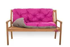 Setgarden Coussin pour banc de jardin 120x50x40cm, coussin de banc de jardin Rosa coussin de banc extérieur, coussin de balançoire* Coussin Pour Banc