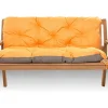 Setgarden Coussin pour banc de jardin 150x60x50cm coussin de banc de jardin Orange coussin de balançoire coussin de banc extérieur* Coussin Pour Banc