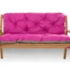 Setgarden Coussin pour banc de jardin 140x60x50cm coussin de banc de jardin Rosa coussin de balançoire coussin de banc extérieur* Coussin Pour Banc
