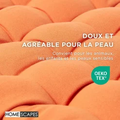 Online Homescapes Coussin pour banc de jardin 2 places, terracotta -