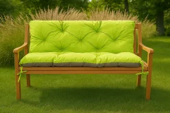 Setgarden Coussin pour banc de jardin 140x60x50cm coussin de banc de jardin Citron vert coussin de balançoire coussin de banc extérieur* Coussin Pour Banc
