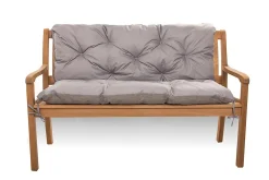 Hot Setgarden Coussin pour banc de jardin 100x60x50cm, coussin de banc de jardin Gris, coussin de balançoire extérieur, coussin de jardin