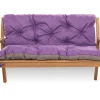Clearance Setgarden Coussin pour banc de jardin 160x60x50cm coussin de banc de jardin 3 places Violet coussin de balançoire coussin de banc extérieur