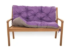 Clearance Setgarden Coussin pour banc de jardin 160x60x50cm coussin de banc de jardin 3 places Violet coussin de balançoire coussin de banc extérieur