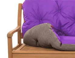 Clearance Setgarden Coussin pour banc de jardin 160x60x50cm coussin de banc de jardin 3 places Violet coussin de balançoire coussin de banc extérieur