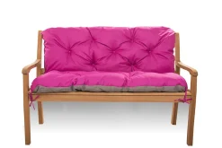 Setgarden Coussin pour banc de jardin 160x50x50cm coussin de banc de jardin 3 places Rosa coussin de balançoire coussin de banc extérieur* Coussin Pour Banc
