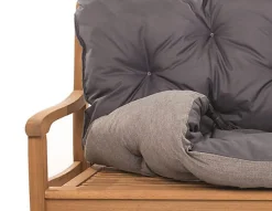 Clearance Setgarden Coussin pour banc de jardin 170x60x50cm coussin de banc de jardin 3 places Anthracite coussin de balançoire coussin banc extérieur