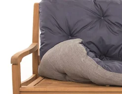 Setgarden Coussin pour banc de jardin 150x50x40cm coussin de banc de jardin Bleu coussin de balançoire coussin de banc extérieur* Coussin Pour Banc