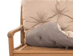 Setgarden Coussin pour banc de jardin 120x50x50cm, coussin de banc de jardin Beige coussin de banc extérieur, coussin de balançoire* Coussin Pour Banc