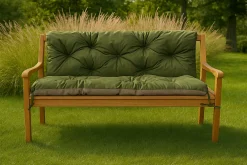 Setgarden Coussin pour banc de jardin 120x60x60cm, coussin de banc de jardin Vert coussin de balançoire coussin de banc extérieur* Coussin Pour Banc