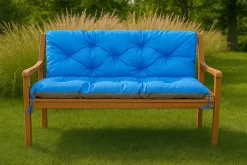 Setgarden Coussin pour banc de jardin 120x50x50cm, coussin de banc de jardin Bleu coussin de banc extérieur, coussin de balançoire* Coussin Pour Banc