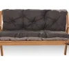 Setgarden Coussin pour banc de jardin 160x60x50cm coussin de banc de jardin 3 places Noir coussin de balançoire coussin de banc extérieur* Coussin Pour Banc