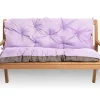 Setgarden Coussin pour banc de jardin 160x50x40cm coussin de banc de jardin Violet coussin de balançoire coussin de banc extérieur* Coussin Pour Banc