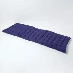 Best Homescapes Coussin pour banc de jardin 3 places, bleu marine -