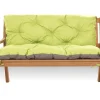 Clearance Setgarden Coussin pour banc de jardin 100x50x50cm, coussin de banc de jardin Citron vert, coussin de balançoire extérieur, coussin de jardin