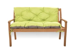 Clearance Setgarden Coussin pour banc de jardin 100x50x50cm, coussin de banc de jardin Citron vert, coussin de balançoire extérieur, coussin de jardin
