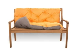 Setgarden Coussin pour banc de jardin 120x50x50cm, coussin de banc de jardin Orange coussin de banc extérieur, coussin de balançoire* Coussin Pour Banc