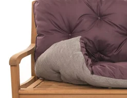 Setgarden Coussin pour banc de jardin 120x60x60cm, coussin de banc de jardin Marron coussin de balançoire coussin de banc extérieur* Coussin Pour Banc