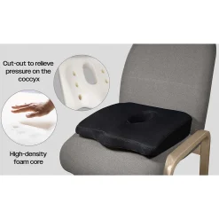 Aidapt Coussin pour coccyx VM974C - Soutien et un confort ergonomiques