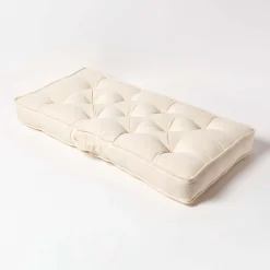 Homescapes Coussin rehausseur pour canapé en coton, crème -* Coussin Pour Canapé|Coussin
