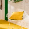 Clearance Sodeco x Castorama Coussin Sodeco jaune en coton l.50 x L.50 cm