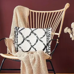 The Deco Factory Coussin style berbère naturel 60x40 - style bohème* Coussin Pour Canapé
