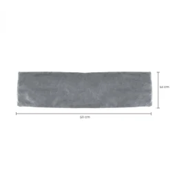 Vivezen Coussin, tour de cou chauffant 50 x 12 cm - Gris -* Bouillotte