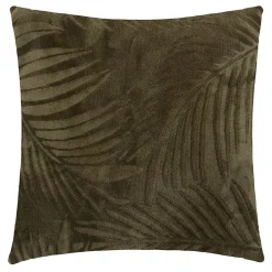 Atmosphera Créateur D'Intérieur Coussin Zoa en flanelle 40x40cm vert kaki - Atmosphera* Coussin