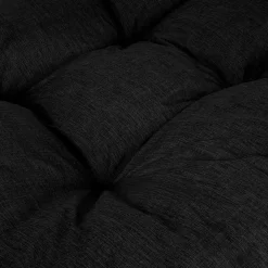 New Bananair Coussins palette dossier en polyester 120x40x15 cm noir