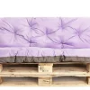 Setgarden Coussins palettes 120x60 / 120x50cm coussins de palette Violet clair, coussins de canapé de jardin, coussin palette exterieur* Coussin Palette