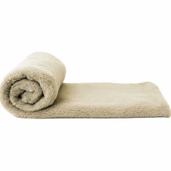 Vivezen Couverture, plaid polaire, jeté de canapé 150 x 200 cm Cosy ultra doux - 100% Polyester - Beige -* Plaid