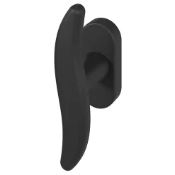Outlet GoodHome Crémone de fenêtre Armel aluminium noir L.11cm