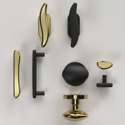Outlet GoodHome Crémone de fenêtre Armel aluminium noir L.11cm