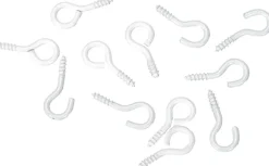 Ateliers 28 CROCHETS A VIS BLANCS - LOT DE 10 - ATELIERS28* Embrasse À Rideaux
