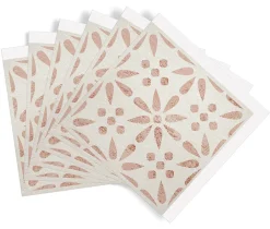 Hot D-C-Fix Dalle adhésive murale Wall Tiles DC FIX Carreaux de ciment fleurs vintage L.30,5 x l.30,5 cm vendue par 6 pièces