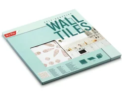 Hot D-C-Fix Dalle adhésive murale Wall Tiles DC FIX Carreaux de ciment fleurs vintage L.30,5 x l.30,5 cm vendue par 6 pièces