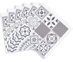 D-C-Fix Dalle adhésive murale Wall Tiles DC FIX Carreaux de ciment style oriental L.30,5 x l.30,5 cm vendue par 6 pièces* Sticker Et Adhésif Décoratif