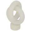 Atmosphera Créateur D'Intérieur Déco à poser Louan H.30,5cm résine blanc - Atmosphera* Lettre Décorative