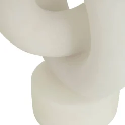 Atmosphera Créateur D'Intérieur Déco à poser Louan H.30,5cm résine blanc - Atmosphera* Lettre Décorative